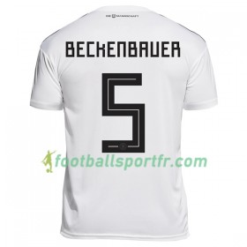 Tenue Allemagne Beckenbauer 5 Domicile Coupe du monde 2018 Maillot de Foot